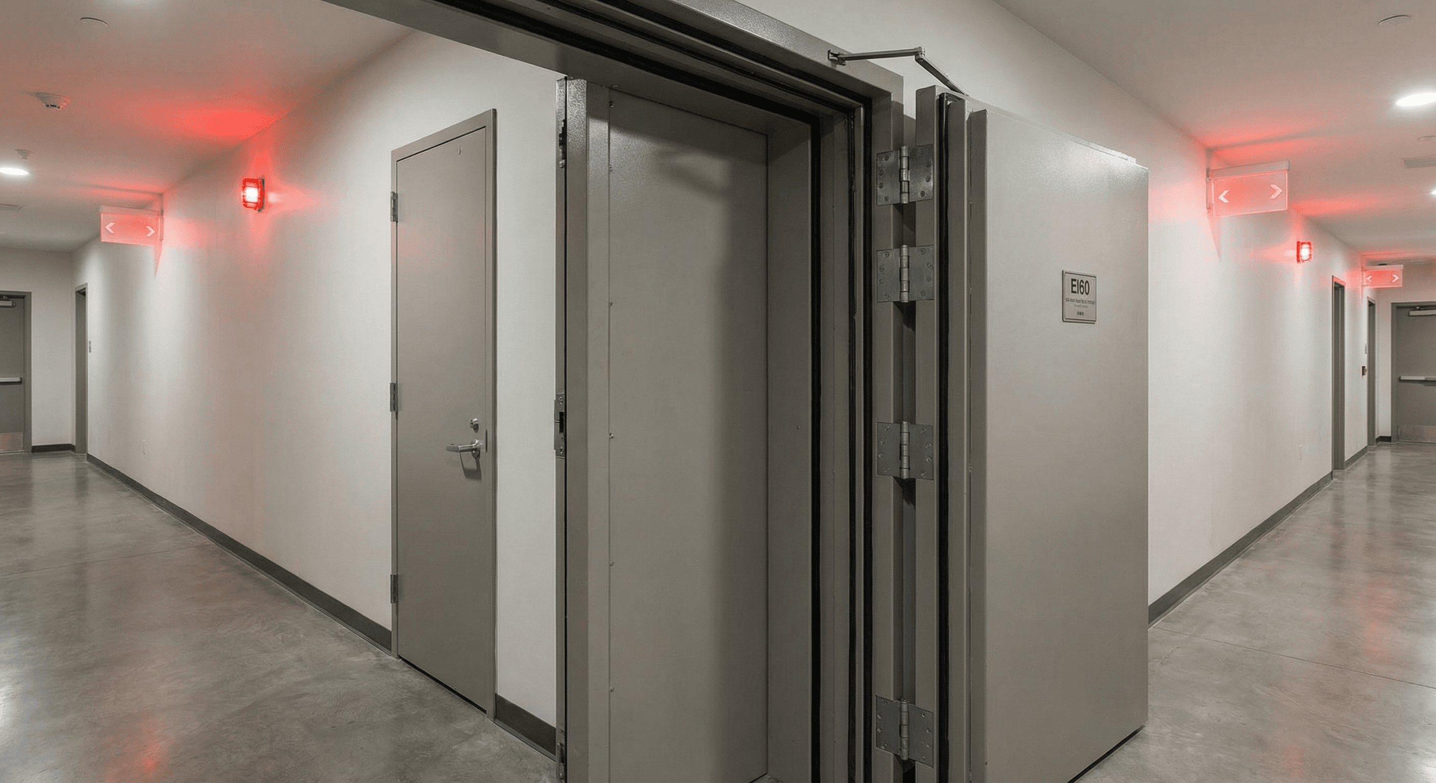 Photo professionnelle porte blindee coupe-feu pour securisation d'acces