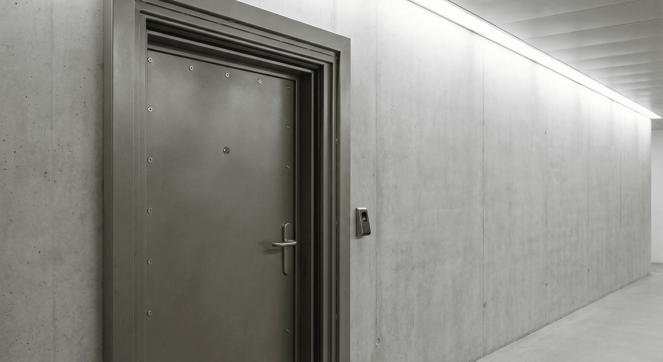 Photo professionnelle porte blindee fb4 pour securisation d'acces